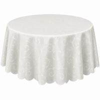 TISCHDECKE 160/400 cm oval Ornamente Champagner - Champagner, Textil (160/400cm) - TiborTex