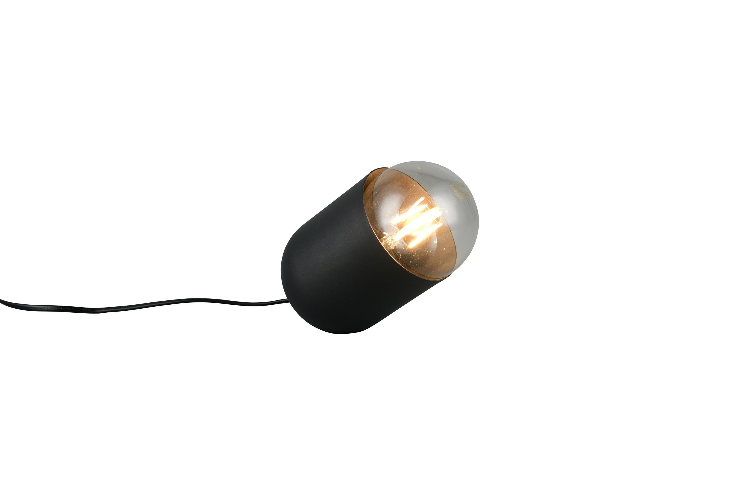 Trio Leuchten Tischlampe Schwarz 13.5x14x13.5 cm