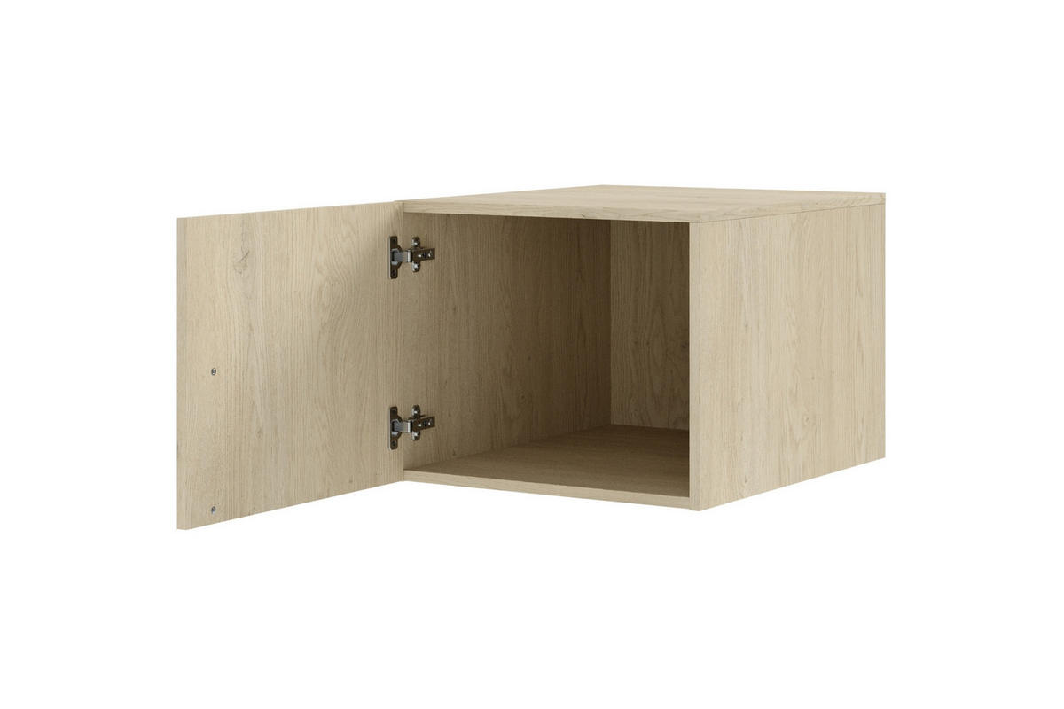 AUFSATZSCHRANK BRISSO BRN5 50/40/60,5 cm in Eiche Ceremona - Eichefarben, Holzwerkstoff (50/40/61cm) - Deine Möbel 24