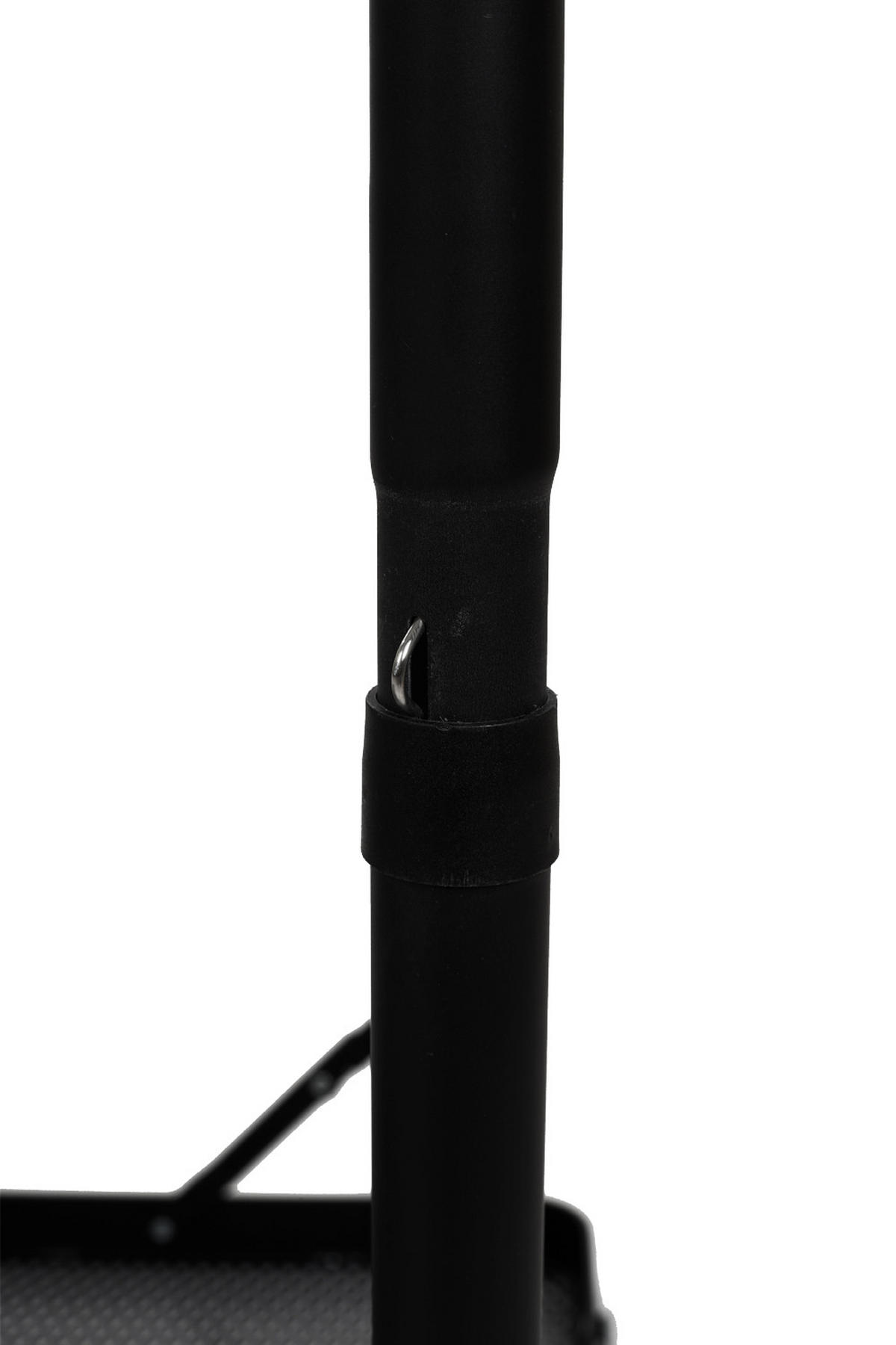 CAMPINGTISCH aus Aluminiumlegierung Eisen in Schwarz klappbarer Rechteckig Gitter-Tischplatte Felsenfeste Stabilität 90 cm B x 60 cm T x 42/66 cm H - Schwarz, Metall (60/90/42cm) - Livingandhome