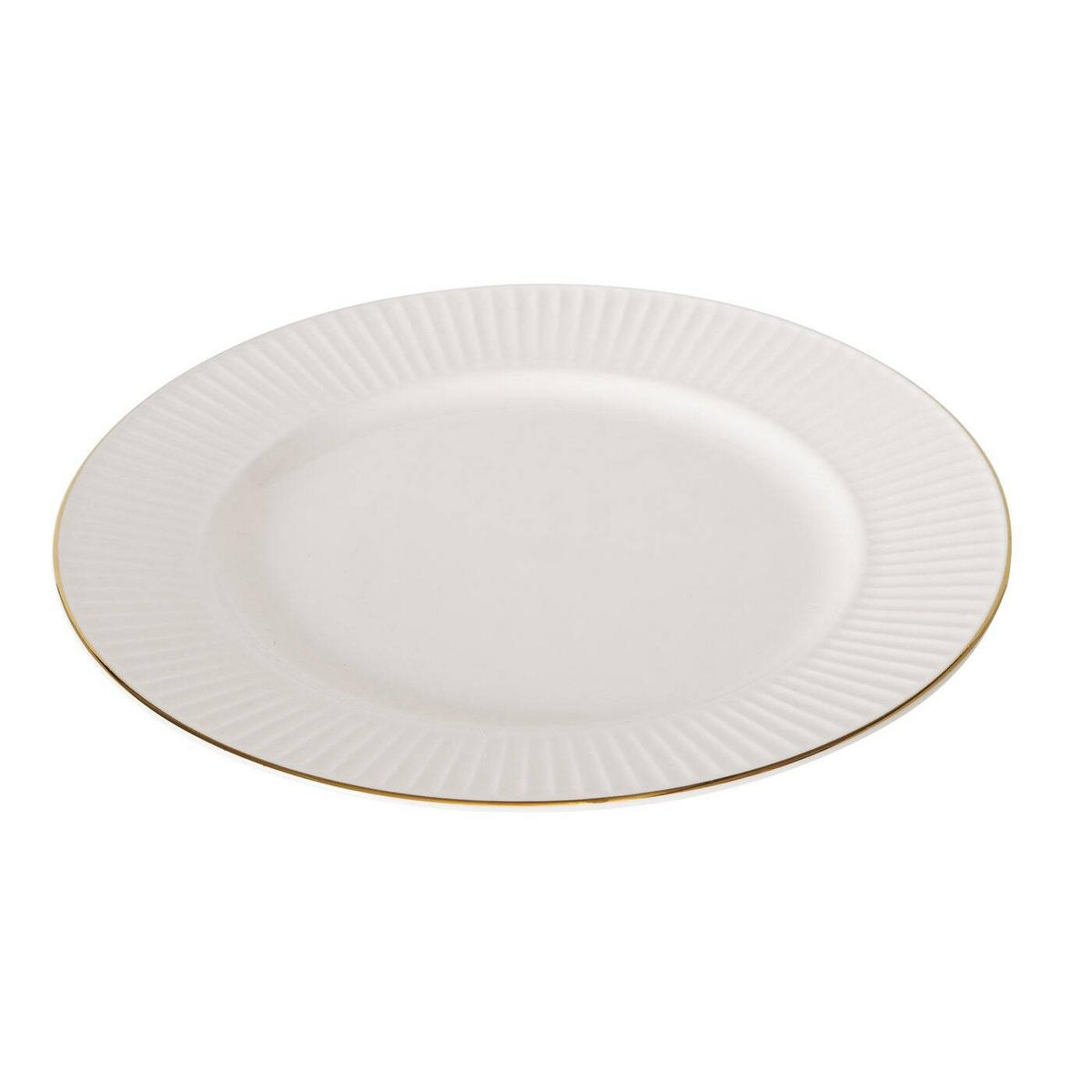 DESSERTTELLER Kelly Ø 20 cm - Weiß, Keramik (20cm) - Boltze Home