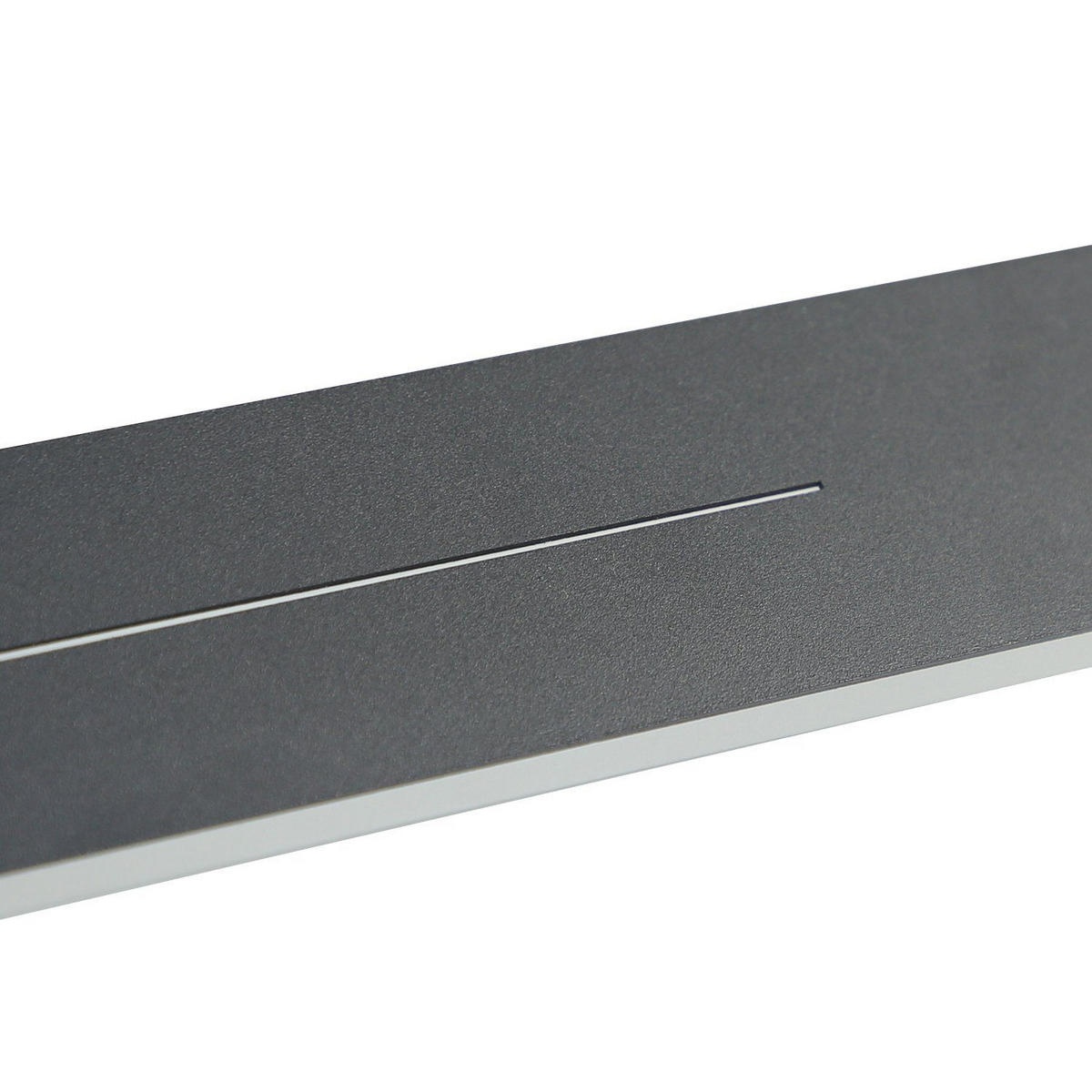 LED-WANDLEUCHTE Luminescent 100/5/4 cm - Schwarz, Metall (5/4/100cm) - ZMH