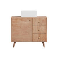 EINZELWASCHTISCH - 93 cm x 50 cm - Holz, Platte - Naturfarben Hell - ZARENO - Naturfarben, Holz (93/80.5/50cm) - Vente-Unique