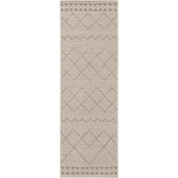 OUTDOORLÄUFER Metro Cream/Beige 80x240 cm - Creme, Textil (80/240cm) - benuta Nest