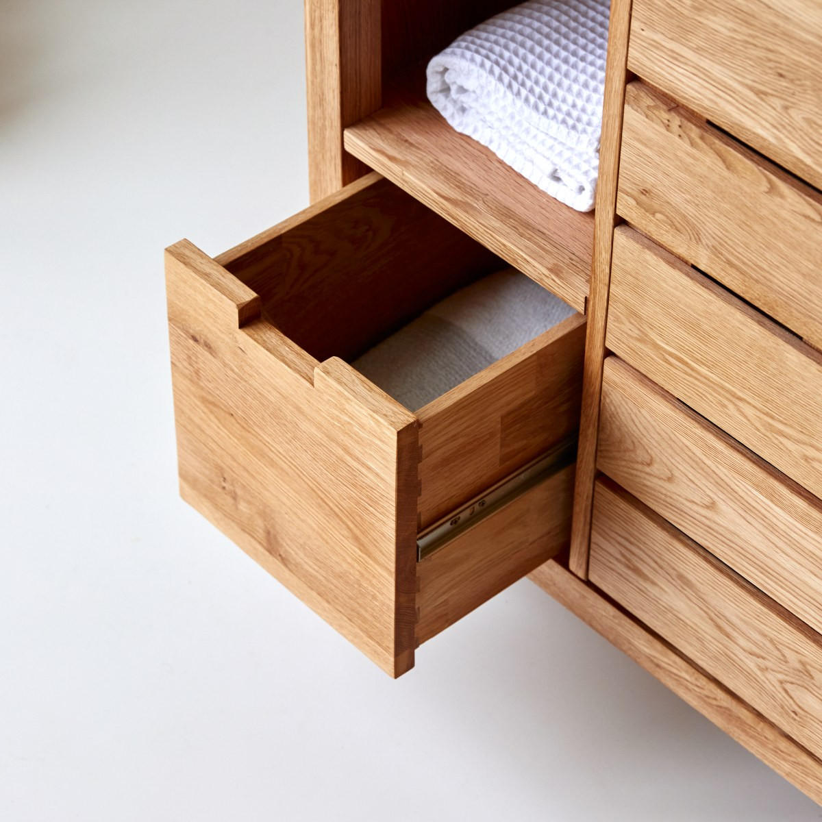 WASCHTISCHUNTERSCHRANK Serena Natur aus Eiche - Naturfarben, Holz (100/78/55cm) - Tikamoon