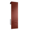 GARDEROBE Carlton Paneel in Bordeaux Hochglanz - Bordeaux, Holzwerkstoff (52/193/35cm) - Vladon