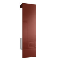 GARDEROBE Carlton Paneel in Bordeaux Hochglanz - Bordeaux, Holzwerkstoff (52/193/35cm) - Vladon