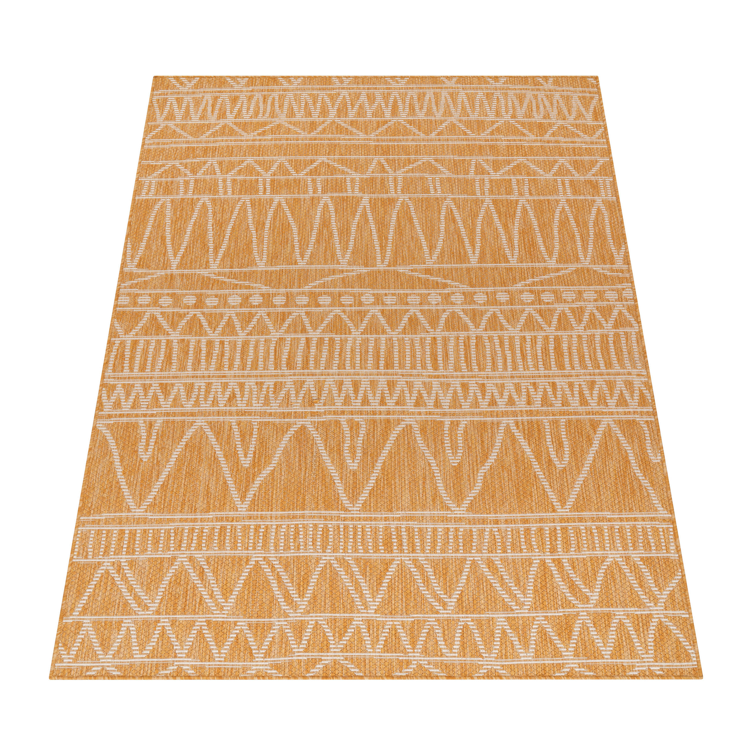 OUTDOORTEPPICH 60/100 cm Illusion 321 - Gelb, Textil (60/100cm) - Paco Home