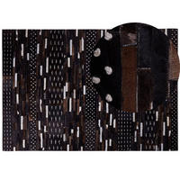 KURZFLOR-TEPPICH Akseki 230/160 cm - Braun, Fell (160/230cm) - Beliani