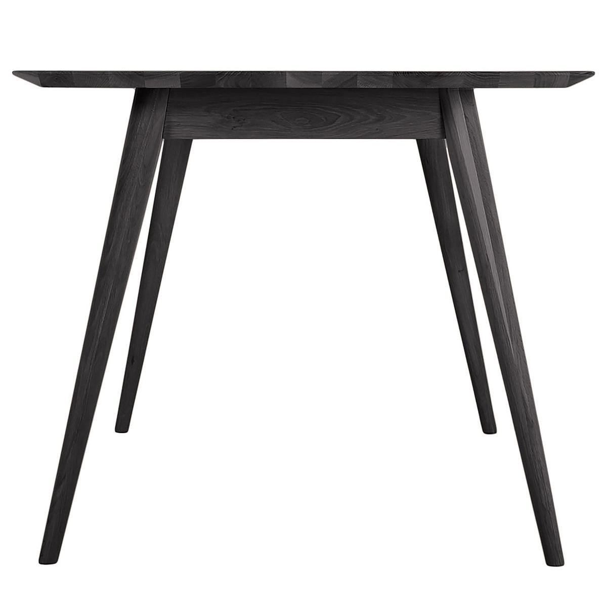 MASSIVER ESSTISCH - Massivholz - Eschefarben, Holz (90/180/75cm) - home24