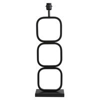 LAMPENFUSS Lutika Schwarz 23/11,5/69 cm - Schwarz, Metall (23/11.5/69cm) - Light & Living