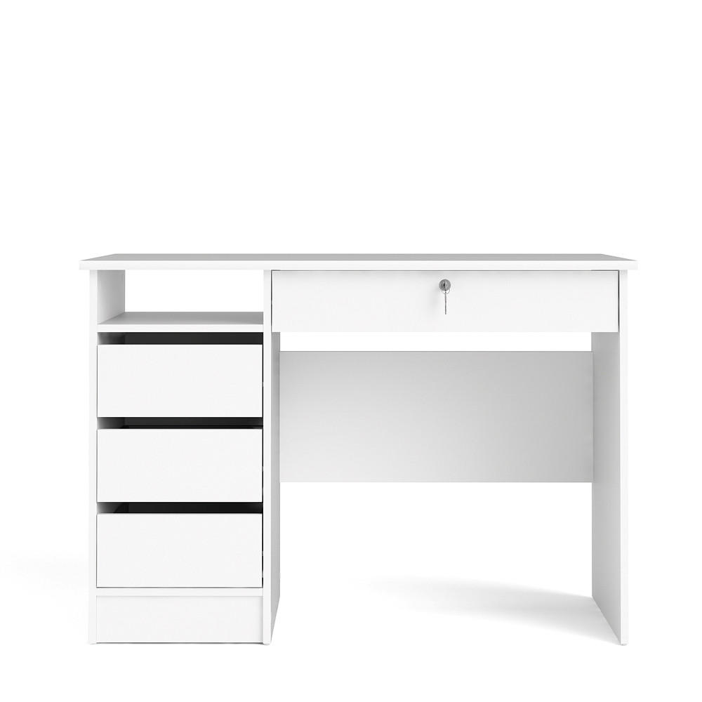 SCHREIBTISCH Weiß - Weiß, Holzwerkstoff (49/109/76cm) - ebuy24