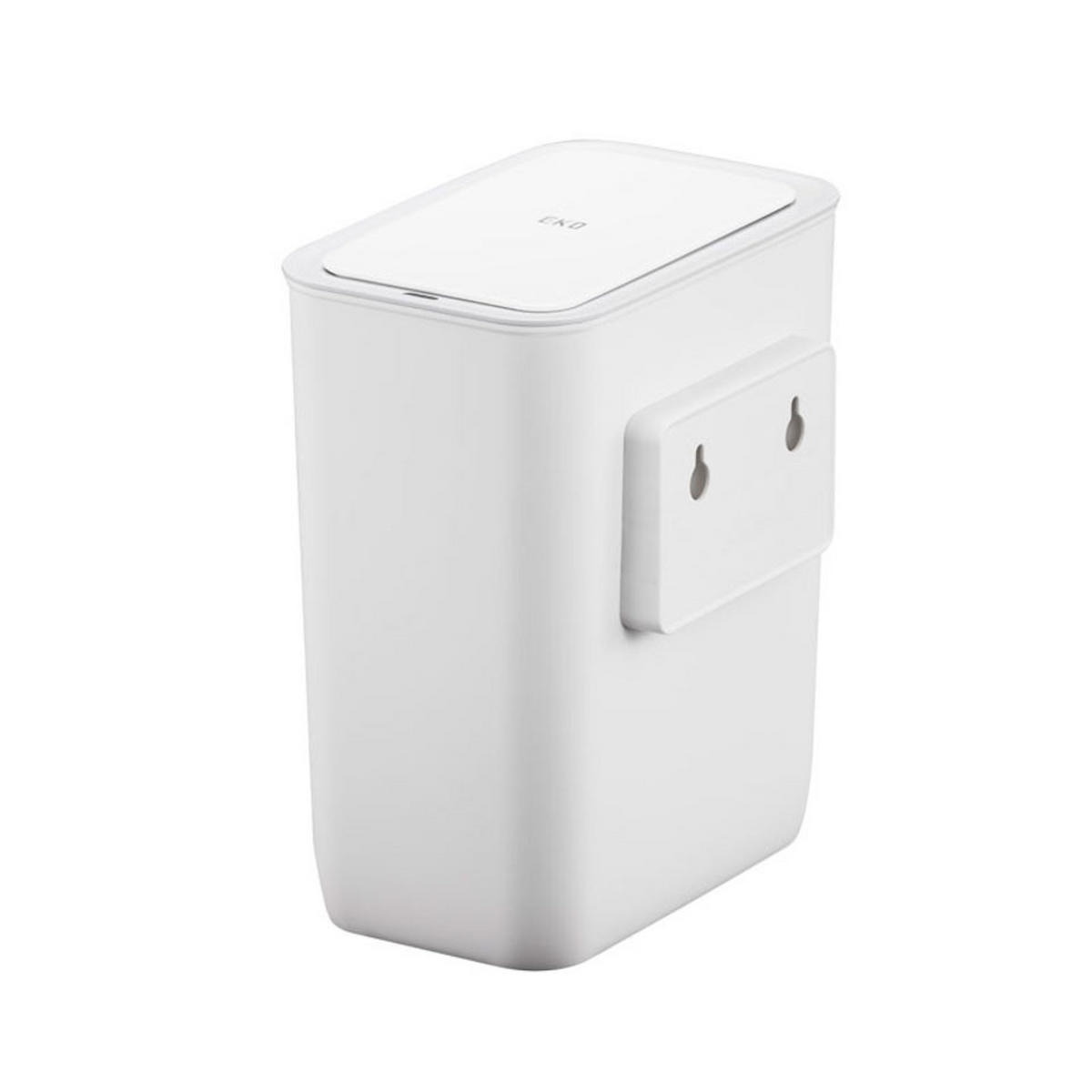 MÜLLEIMER Modern Mit Smart Sensor Zur Wandmontage 8 Liter Weiß - Weiß, Metall (25.9/31/16.5cm) - PROREGAL