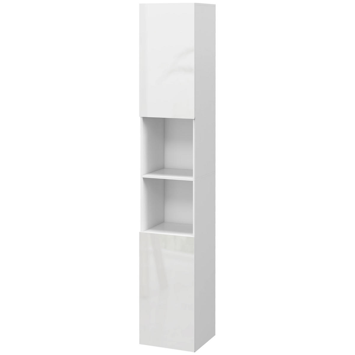 HOCHSCHRANK DE-12391 30/30/182 cm Weiß - Weiß, Holzwerkstoff (30/181.5/30cm) - ComfortXL