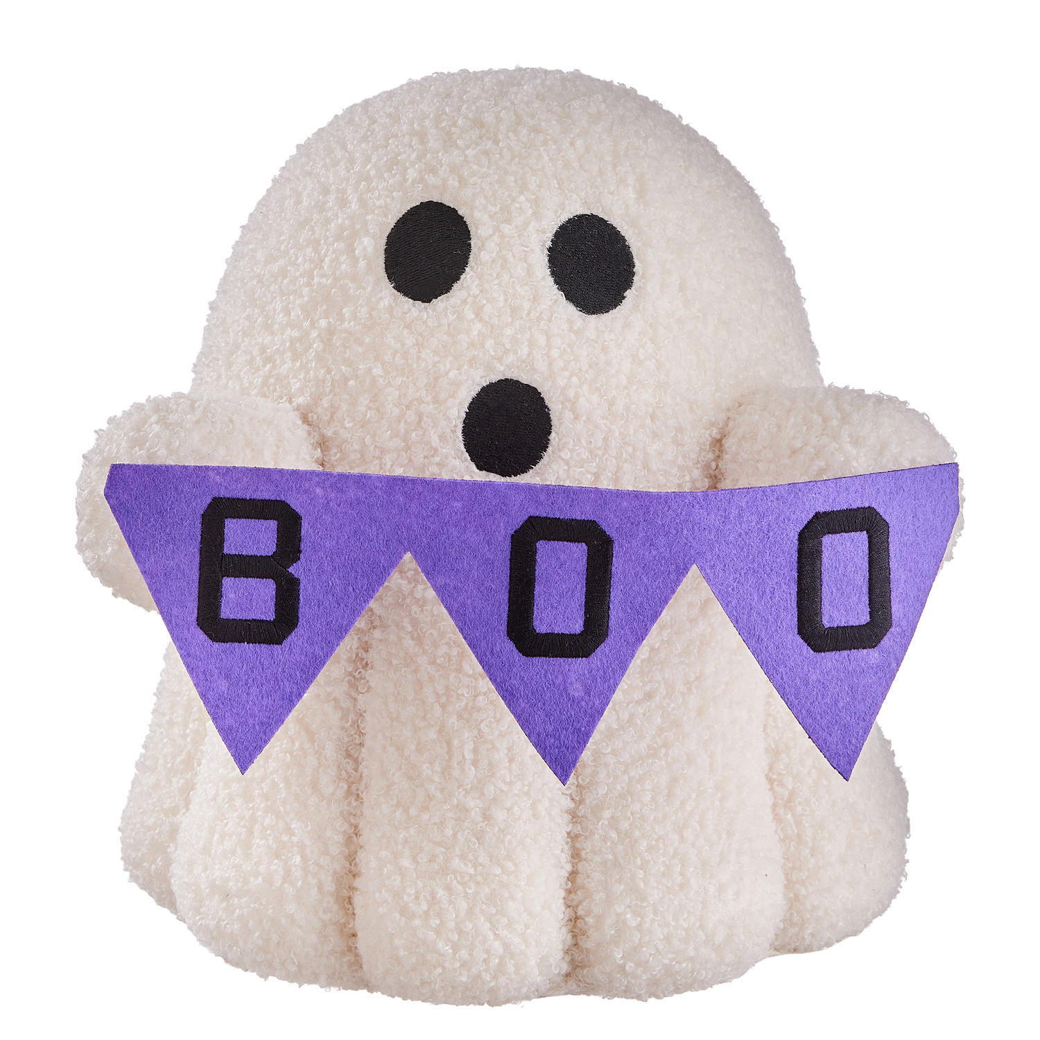 DEKO-GEIST Halloween Boo - Weiß, Kunststoff (25/27/25cm) - Butlers