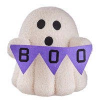 DEKO-GEIST Halloween Boo - Weiß, Kunststoff (25/27/25cm) - Butlers