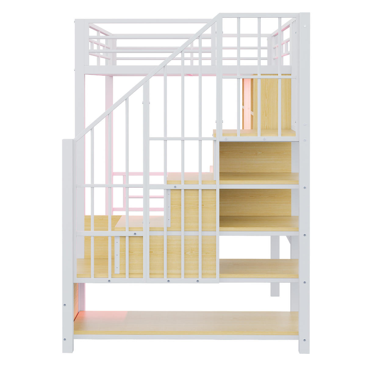 HOCHBETT Eisen 90/200 cm Weiß - Weiß, Holzwerkstoff/Metall - Raumix