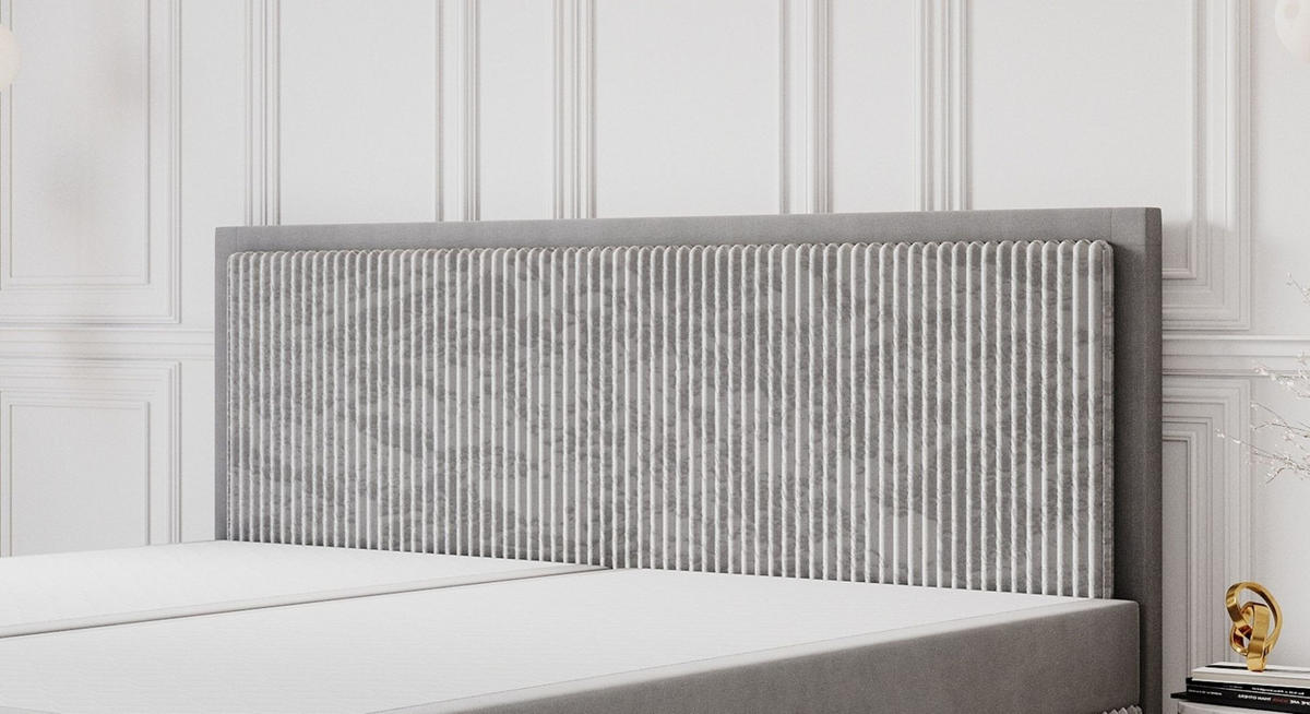 BOXBETT Hidis In In überlänge - Braun, Holzwerkstoff/Textil (140/220cm) - Fun Möbel