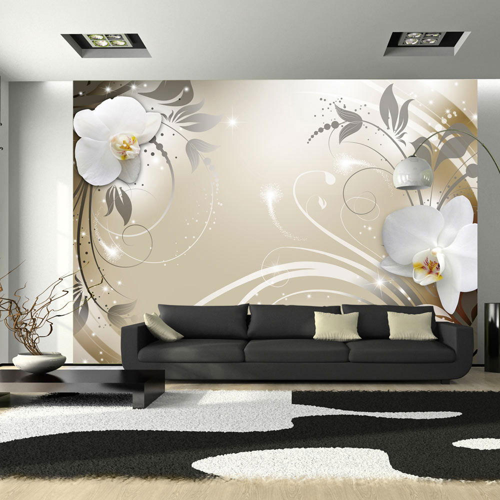 VLIESTAPETE Gold 150/105 cm - Goldfarben/Weiß, Textil (150/1cm) - KUNSTLOFT