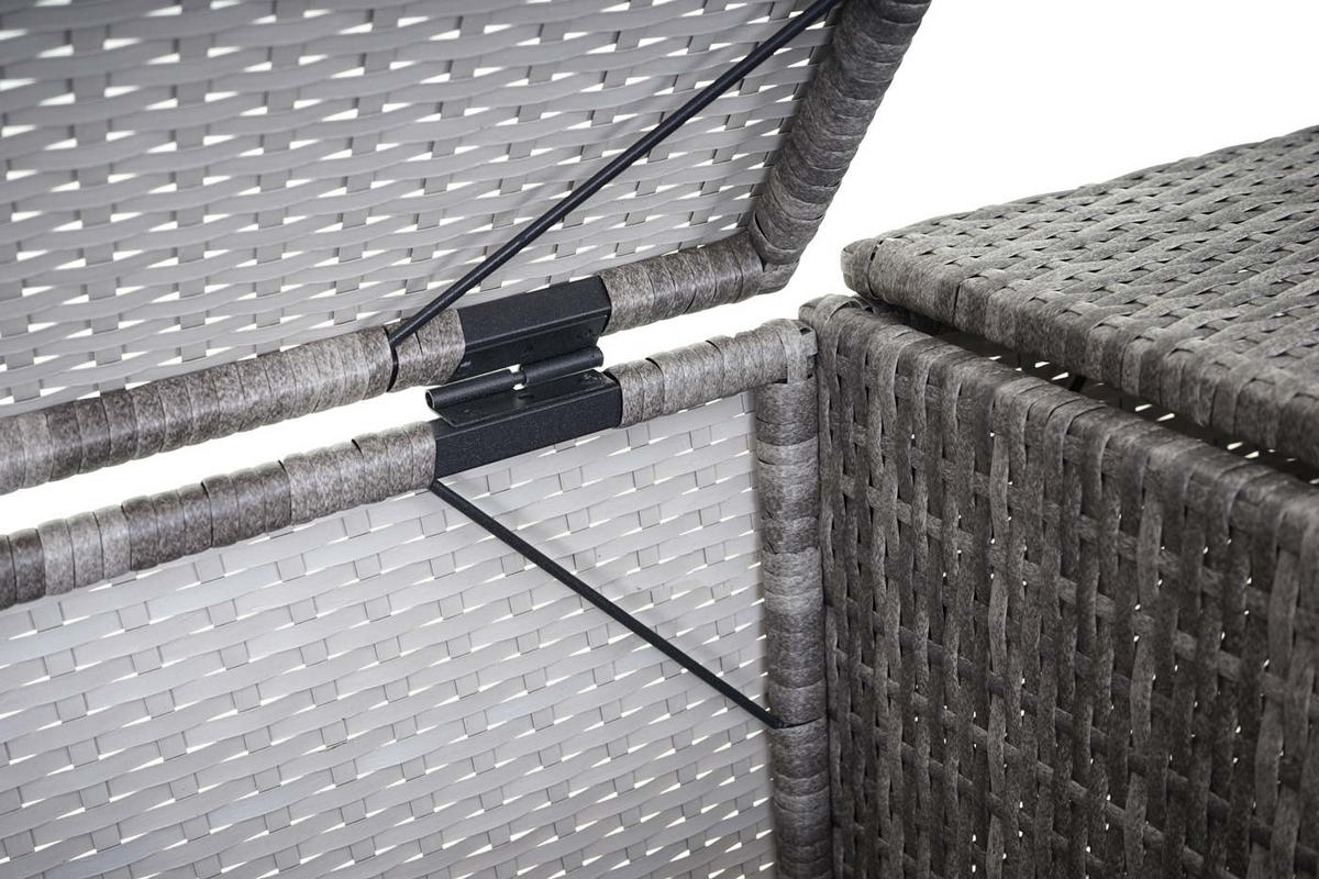 3ER-MÜLLTONNENVERKLEIDUNG Grau - Grau, Kunststoff (195/110/66cm) - MCW