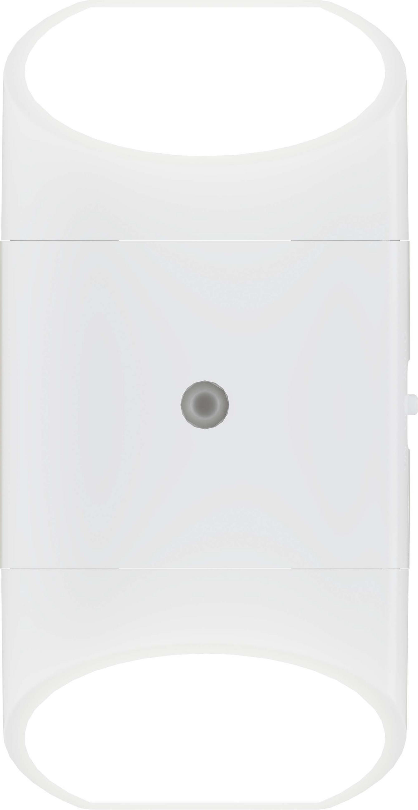 LED Nachtlicht - Dämmerungssensor und Bewegungsmelder für sanfte Beleuchtung in Weiß, rund - Weiß, Kunststoff (8.4/5.1/9.9cm) - Northpoint