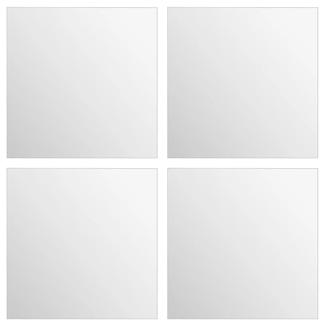 SPIEGEL ohne Rahmen zur Selbstmontage 0,2/20/20 cm - Grau, Glas (20/20/0.2cm) - Atmosphera Createur d´interieur