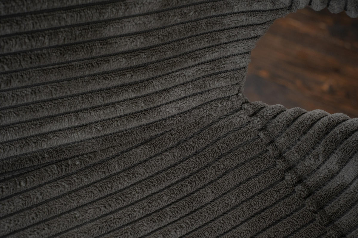 ESSZIMMERSTUHL ZAJA Grau Cord - Grau, Textil (57/81.5/59cm) - KAWOLA