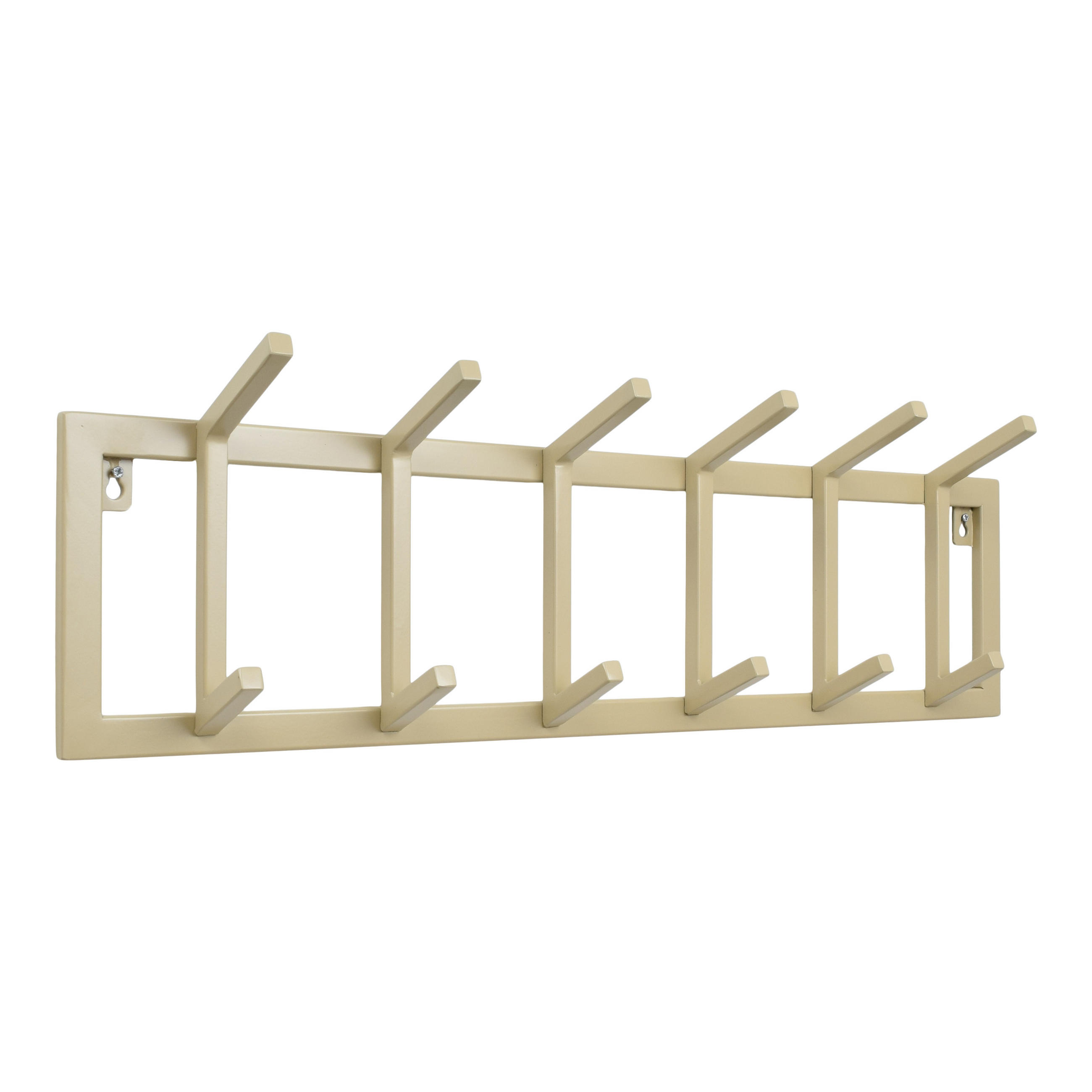 KLEIDERABLAGE Jaimy Beige - Beige, Metall (80/24/12cm) - LOFT42