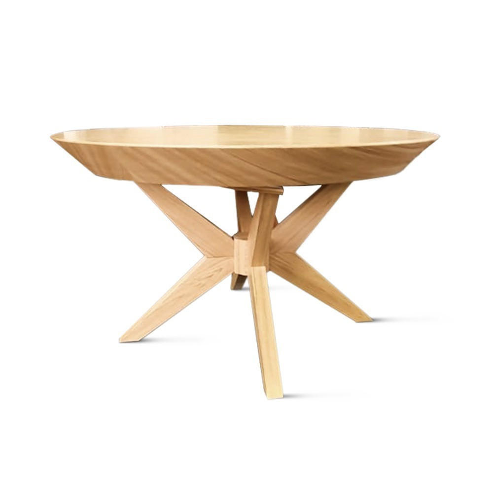 ESSTISCH OVALIS Ausziehbar 120 - 220 / 120 x 76 cm - Eichefarben, Holz (120/120/76cm) - MASSENO