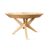 ESSTISCH OVALIS Ausziehbar 120 - 220 / 120 x 76 cm - Eichefarben, Holz (120/120/76cm) - MASSENO