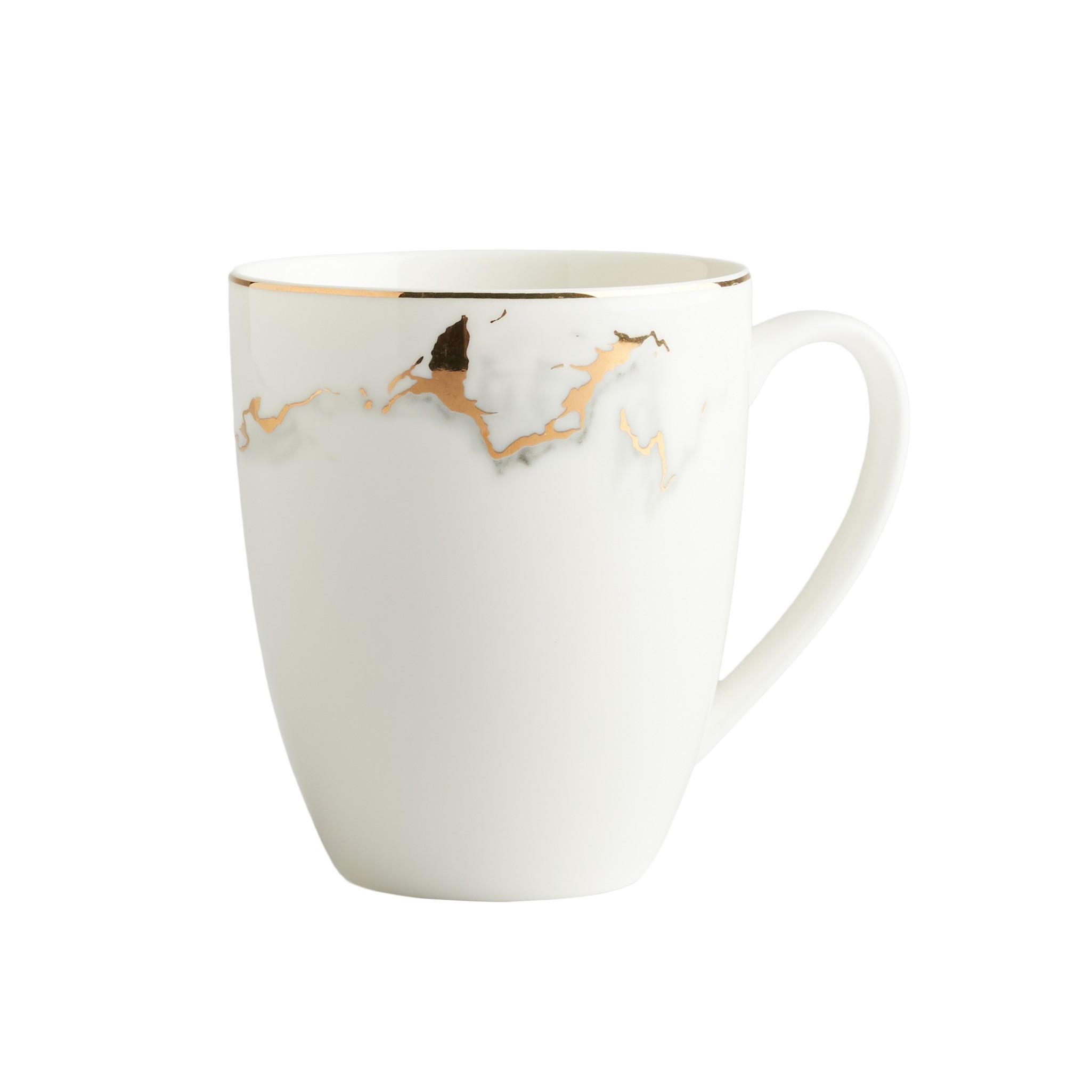 BECHER Marberis - Weiß, Keramik (0.36L) - home&you