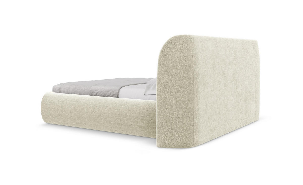 POLSTERBETT mit Bettkasten und Lattenrost 230x215 Blau - Blau/Schwarz, Kunststoff/Textil (180/200cm) - Makamii