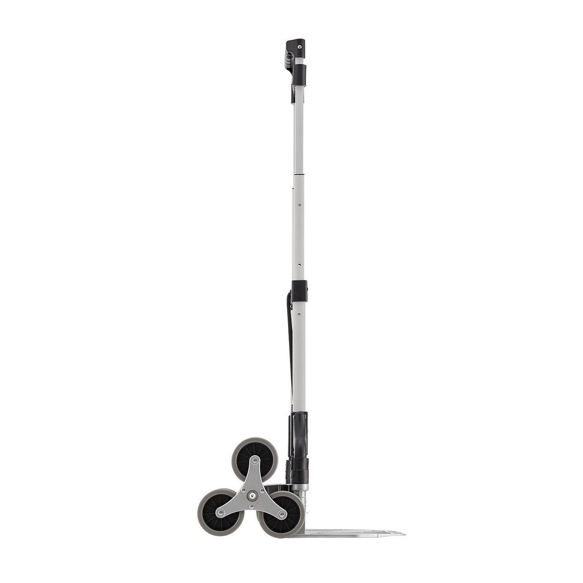 TREPPENSACKKARRE klappbar inkl. Handschuhen - Grau, Metall (45/48/110cm) - Juskys