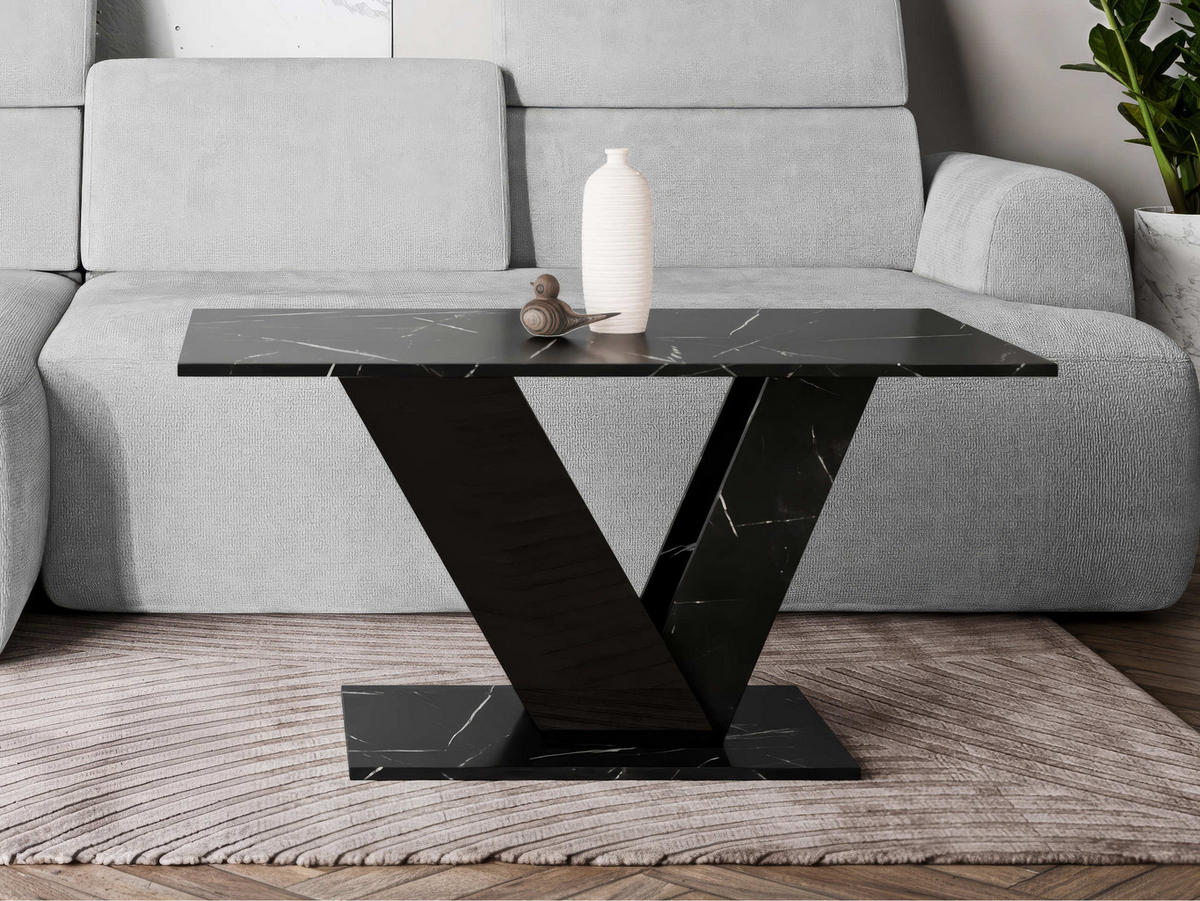 COUCHTISCH Dubai - Schwarz, Holzwerkstoff (60/100/55cm) - MIRJAN24