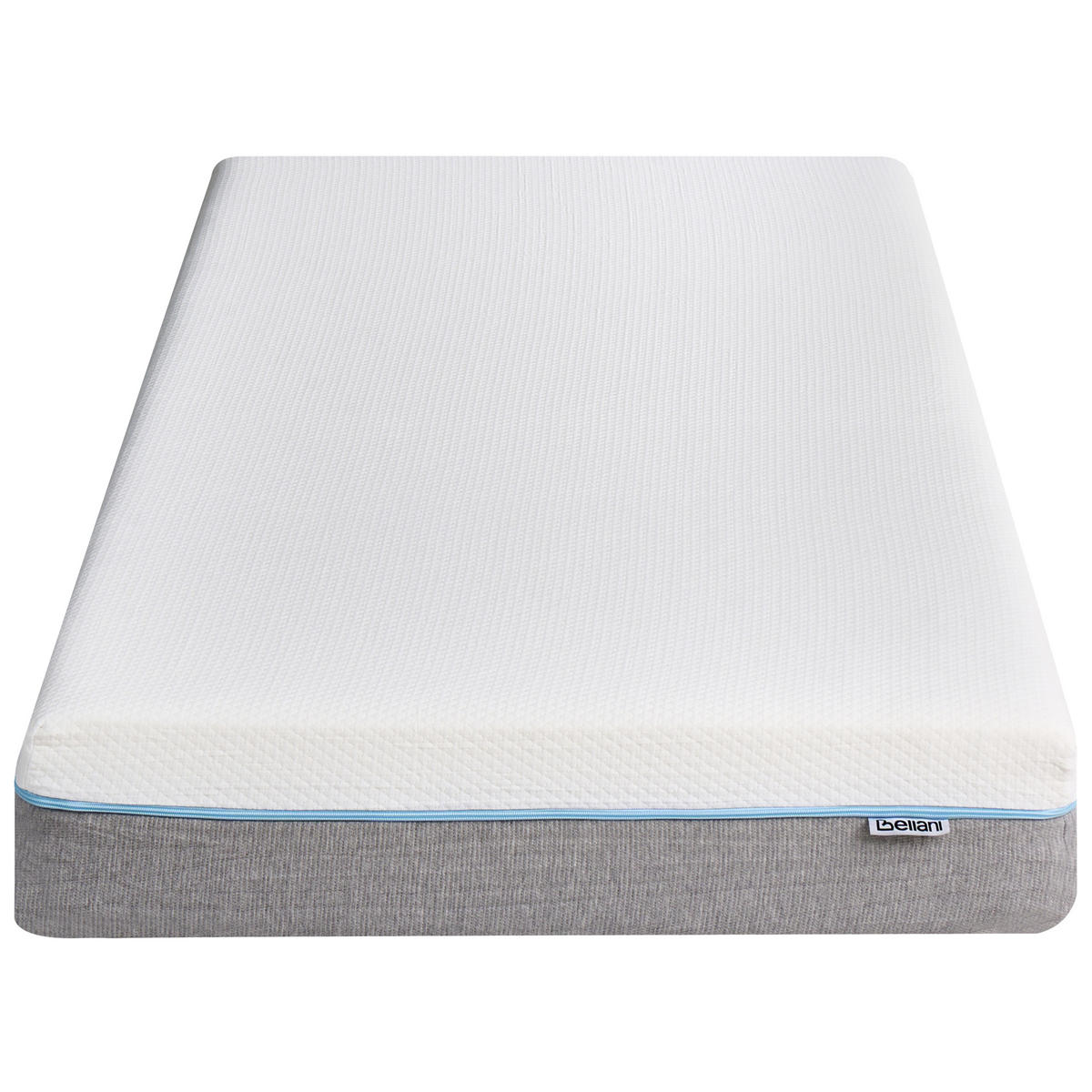 MADRASS memoryskum hård 90/200/20 cm Glee - Vit, Textil (90/200cm) - Beliani