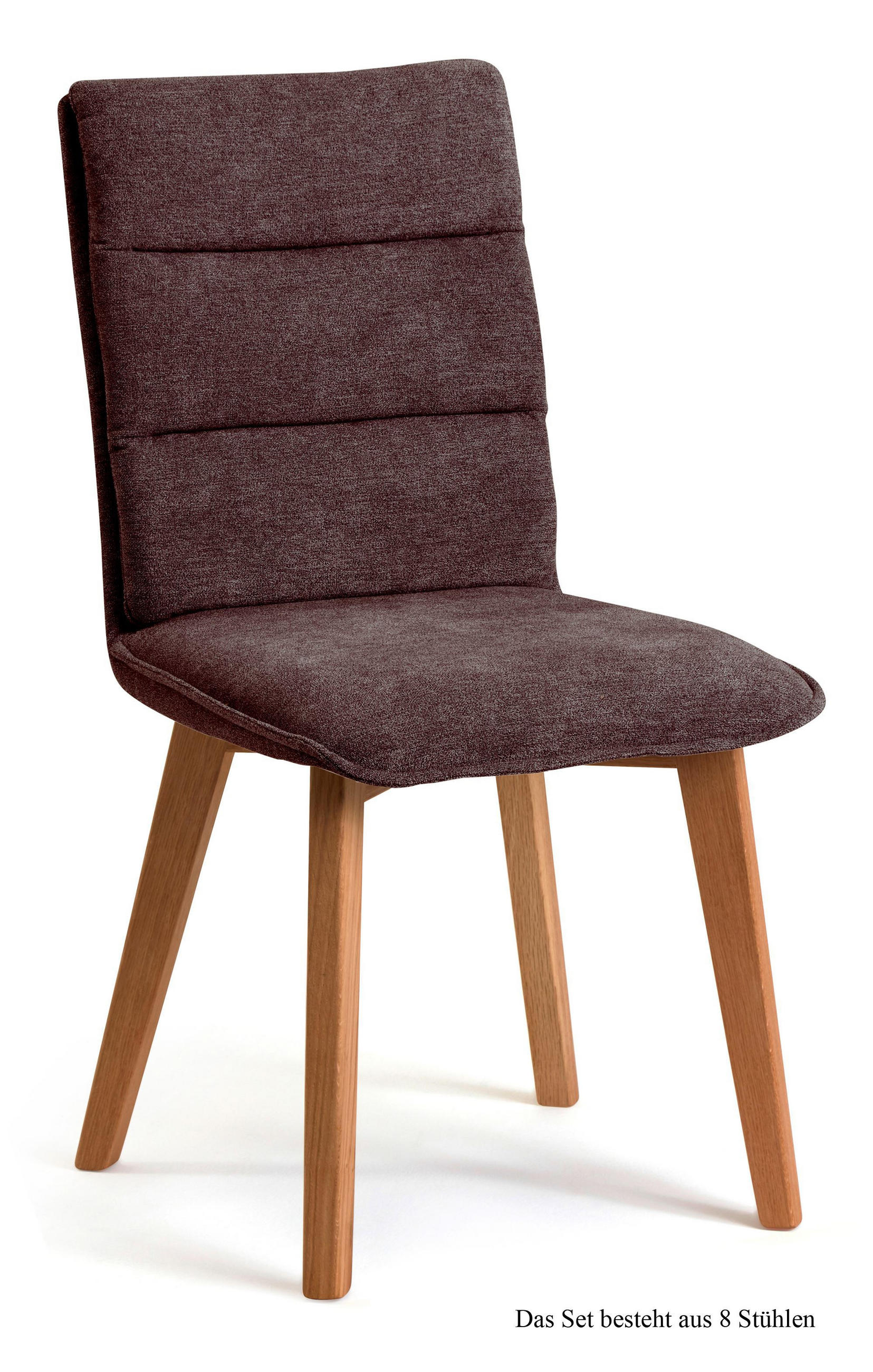 ESSZIMMERSTUHL (8er-Set) Darija 47x92x60 Eiche geölt/Braun - Eichefarben/Braun, Kunststoff (60/92/47cm) - 58aufmkessel
