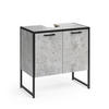 WASCHBECKENUNTERSCHRANK Fyrk Beton 60 x 60 cm - Grau, Holzwerkstoff (60/60/33cm) - Vicco