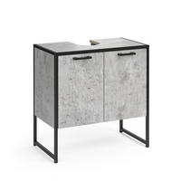 WASCHBECKENUNTERSCHRANK Fyrk Beton 60 x 60 cm - Grau, Holzwerkstoff (60/60/33cm) - Vicco