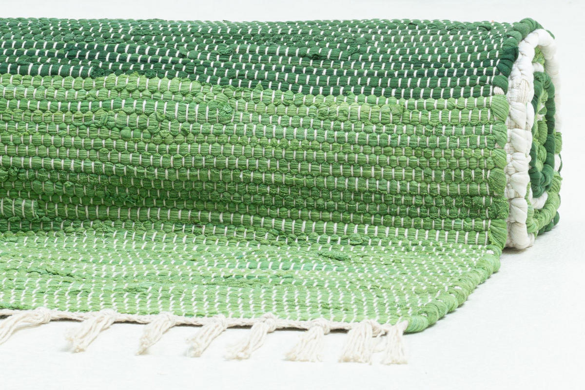 FLECKERLTEPPICH Happy Design 90x160 cm - Olivgrün, Textil (90/160cm) - THEKO