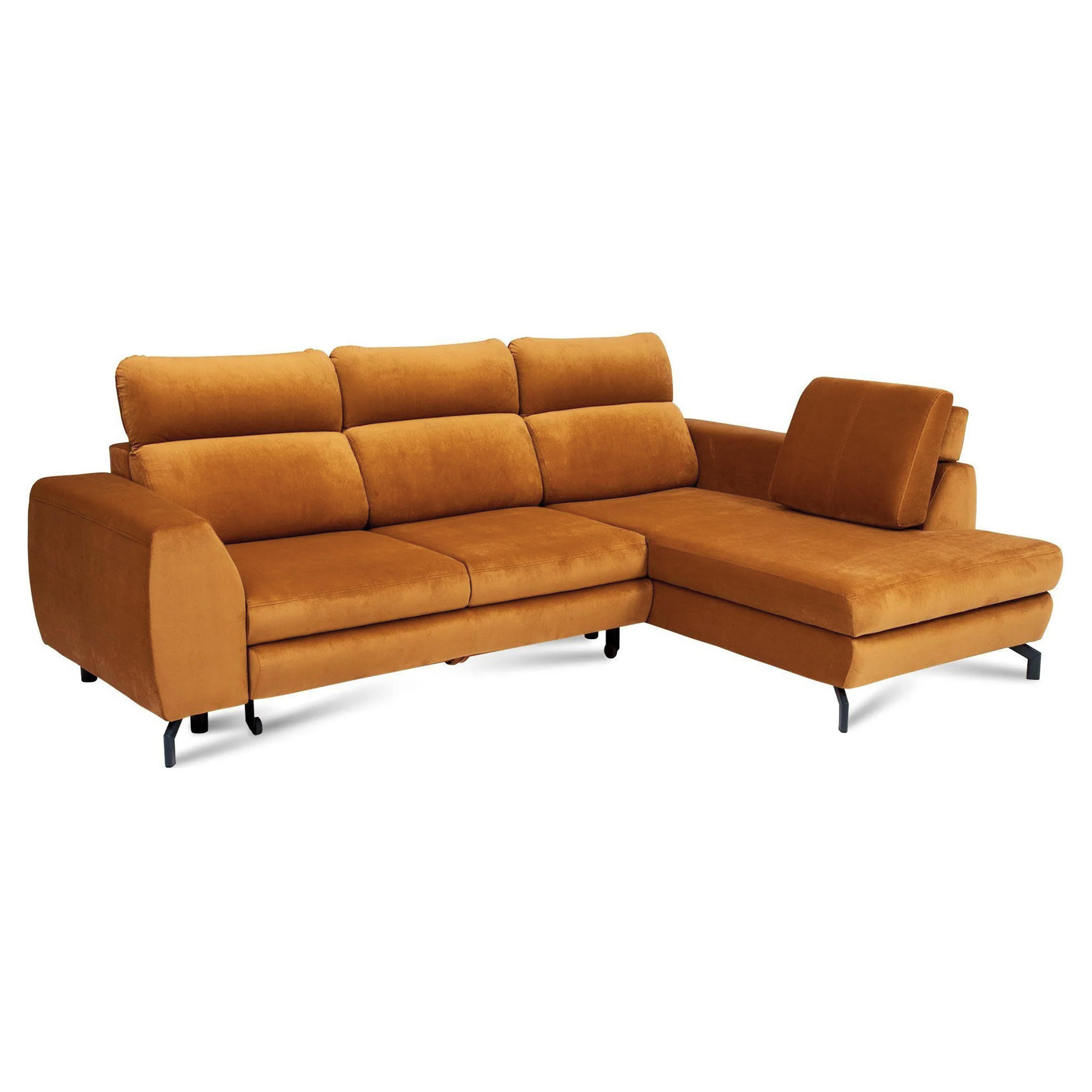 Idohome Ecksofa Currygelb 266x184 cm