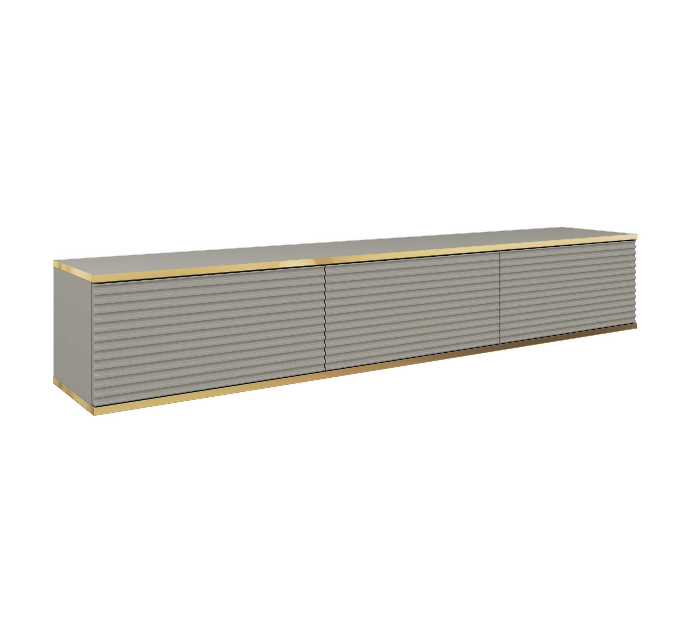 Furnlux Tv-Lowboard Grau 175x30x32 cm