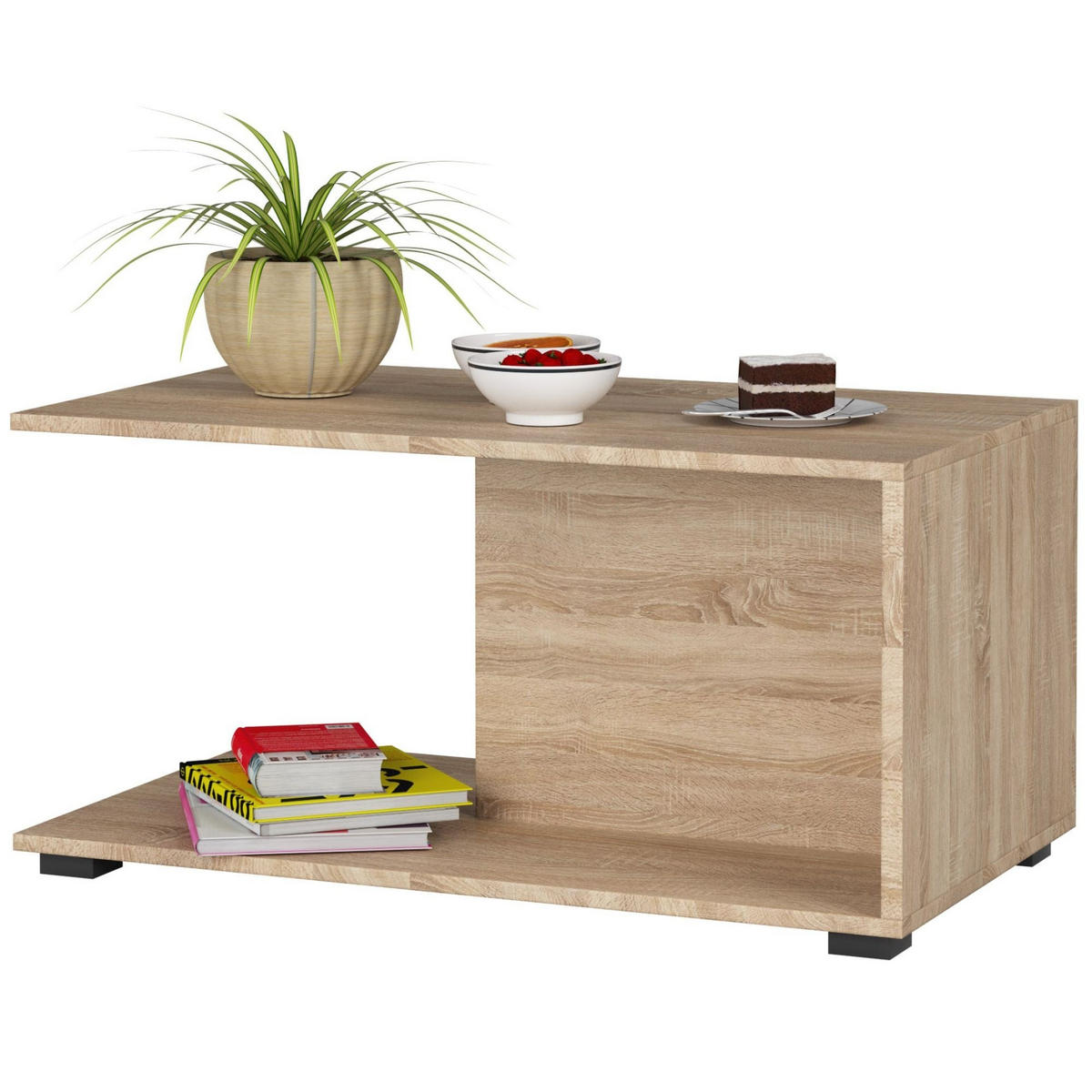 COUCHTISCH Margo, 90x45x50cm, Sonoma - Sonoma Eiche, Holz (50/90/45cm) - Milordbikes