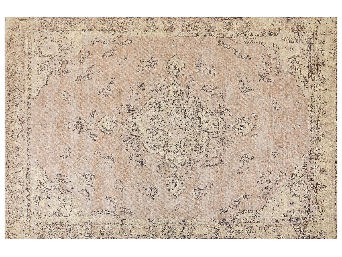 KURZFLOR-TEPPICH Matarim 300/200 cm - Beige, Textil (200/300cm) - Beliani