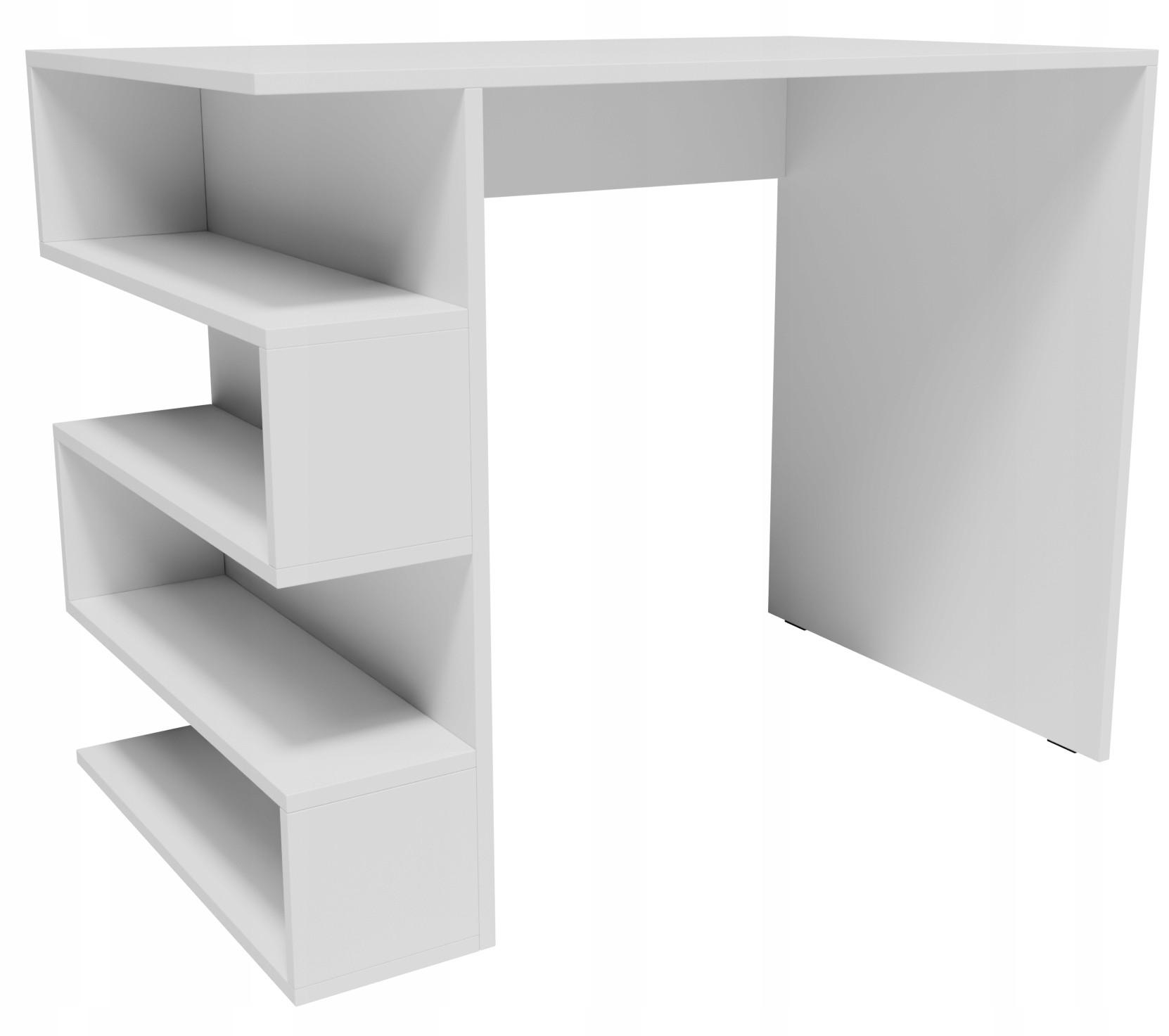 SCHREIBTISCH CR3-STERN T-12 Weiß 90/56/73,9 cm - Weiß, Holzwerkstoff (56/90/73.9cm)