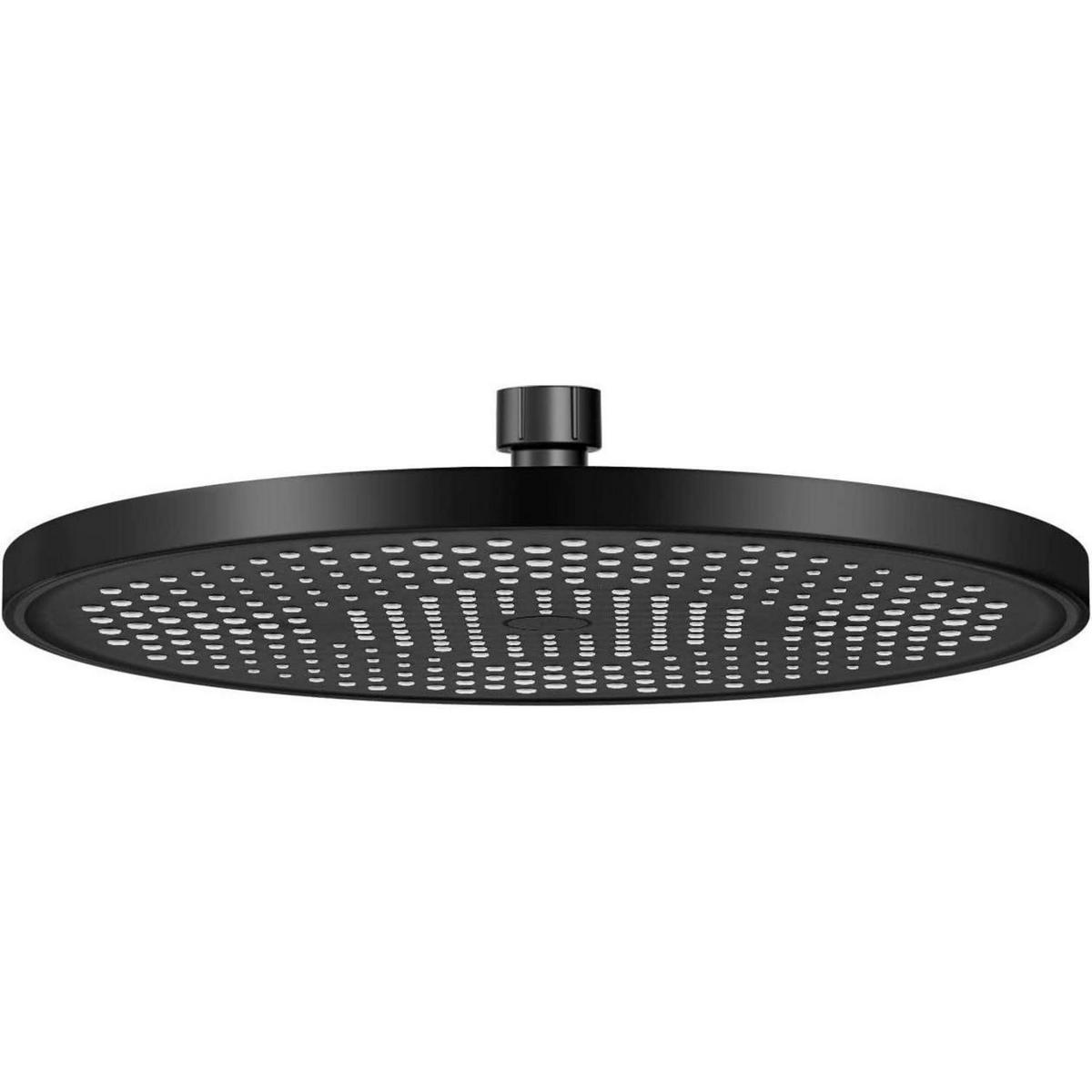 REGENDUSCHKOPF Schwarz 26 cm - Schwarz, Kunststoff (26/12.7/26cm)
