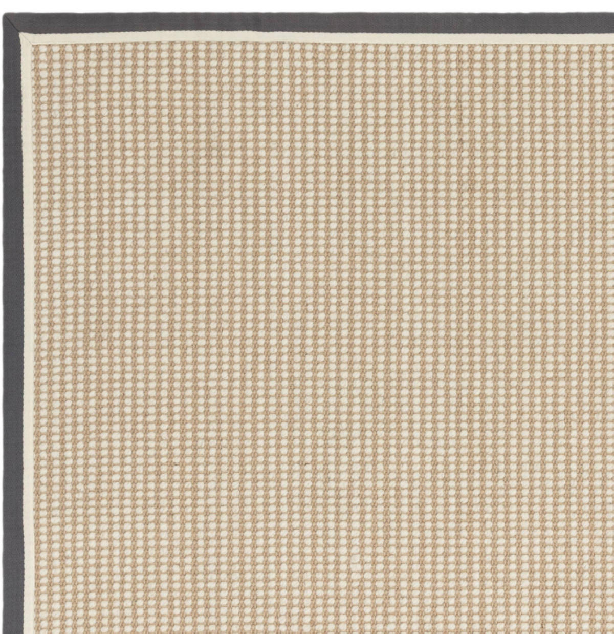 TEPPICH modern Wohn-/Schlafzimmer Wolle & Naturfaser ROKA Grau 68x240 cm - Grau, Naturmaterialien (68/240cm) - Novatrend