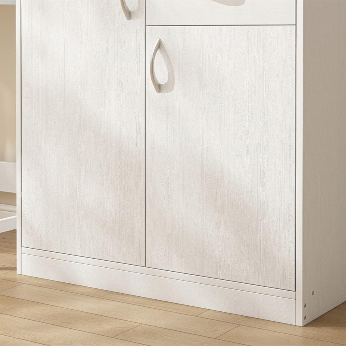 KOMMODE, weiß 74/84/35 cm - Weiß, Holzwerkstoff (93/16/41cm)