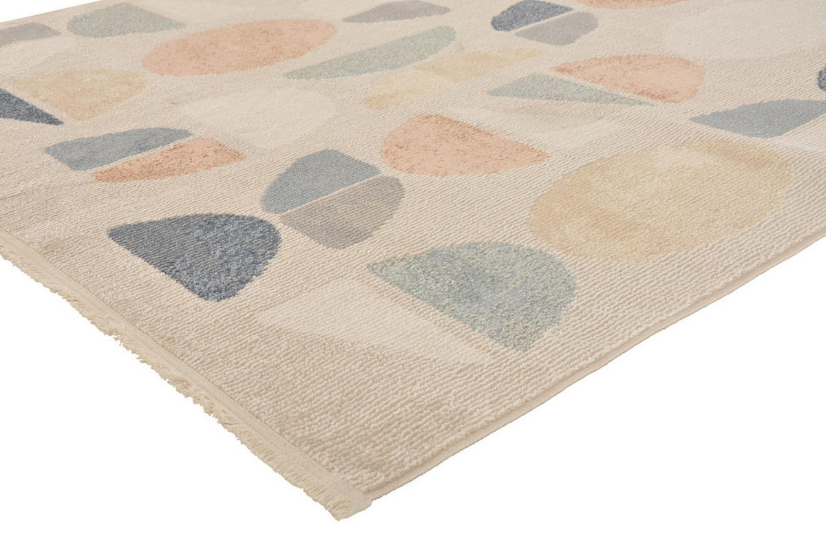 KURZFLOR-TEPPICH Savannah Blau/Grün 200x290 cm - Multicolor, Textil (200/290cm) - Vercai Rugs