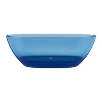 FREISTEHENDE Badewanne - 1 Person - harz - blau Spavo - Blau, Kunststoff (160/56/72cm) - Vente-Unique