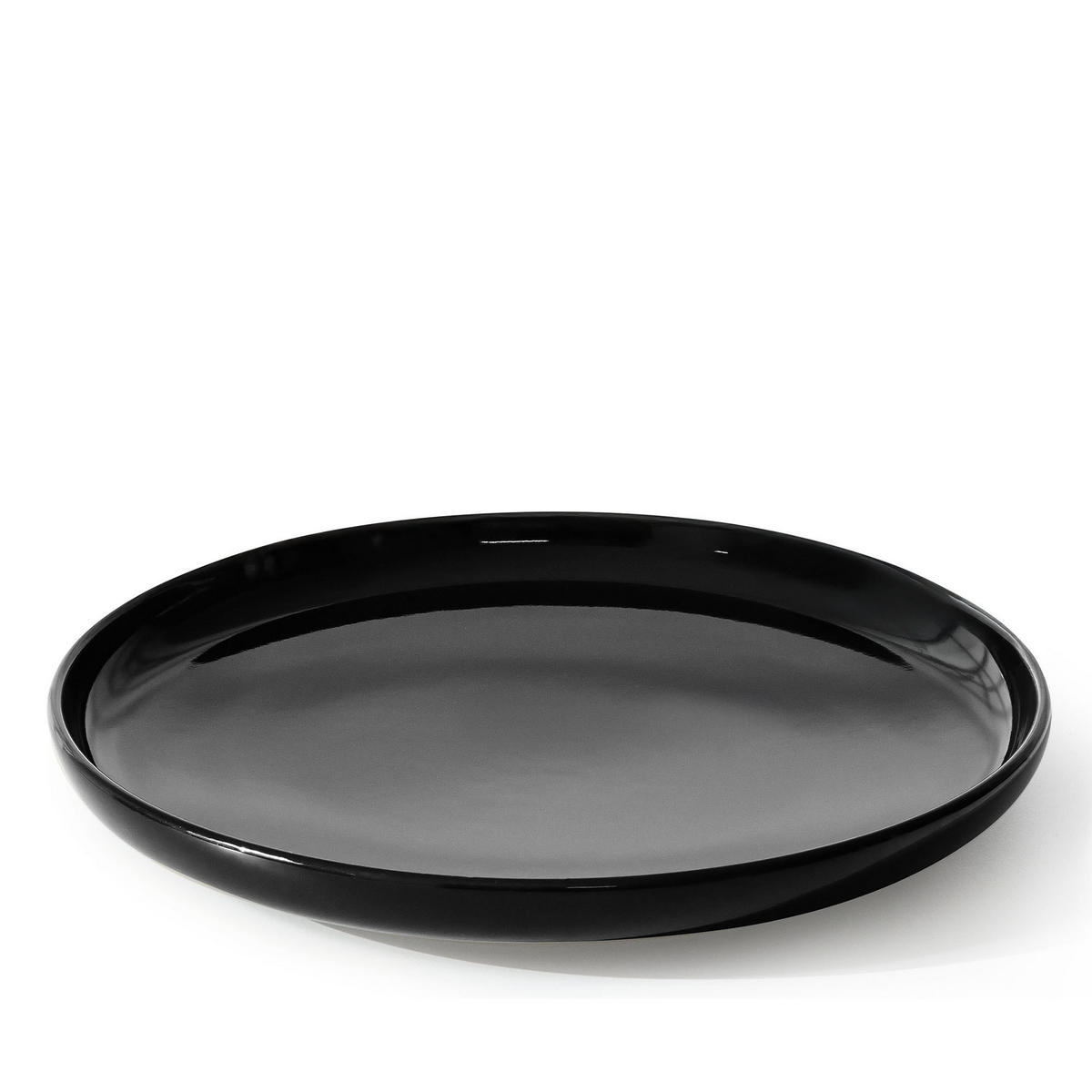TAFELSERVICE VICTO 6 Personen 18-tlg - Schwarz Hochglanz, Keramik (27/2/27cm) - KONSIMO®